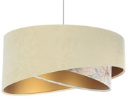Lampa wisząca SAND FLOWER 2 beżowa/złota BPS KONCEPT