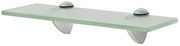 Mleczna podwieszana półka szklana 30x10 F2-W25