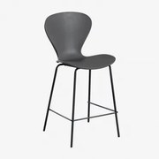 Na Wysokim Stołku. ↑65 Cm & Czarny & Ciemnoszary Polipropylen & Polipropylen - Sklum