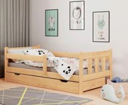 Sosnowe łóżko do pokoju dziecięcego A9-W31