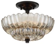 Quoizel QZ-WHITECAP-SF-S - Plafon WHITECAP 3xE14/40W/230V śr. 29,7 cm