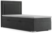Pojedyncze łóżko boxspring 90x200 32 kolory G1-K17