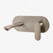 Mosiężna Bateria Podtynkowa Alameda Szczotkowana Szarość - Sklum