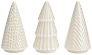 Choinka ceramiczna CHRITMAS TREE 20 cm biała