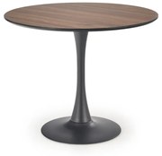 Stół OLMO 90x90 dąb/czarny HALMAR