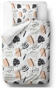 Pościel jednoosobowa z satyny bawełnianej Butter Kings Hygge Moment, 135x200 cm