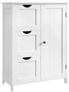 Szafka z 3 szufladami i 1 półką 60x30x81 cm