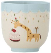 Niebiesko-kremowy kamionkowy kubek dla dzieci 150 ml Celebrate – Bloomingville Mini