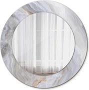Lustro dekoracyjne okrągłe Abstrakcyjny marmur