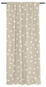 Beżowa zasłona dziecięca 250x110 cm Dots from the Forest – Butter Kings