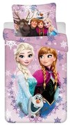 Jerry Fabrics Pościel bawełniana Frozen Purple 05, 140 x 200 cm, 70 x 90 cm