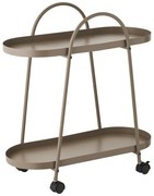 Metalowy barek na kółkach 27,5x60 cm Empoli – House Nordic