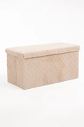 Pufa do przechowywania Dico 76 cm aksamitna
