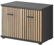 Szafka na buty MARCO antracyt/dąb artisan ASM Meble