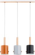 Żyrandol na lince ASLI 3xE27/15W/230V wielobarwny