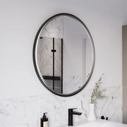 Lustro łazienkowe LED BELDIVO okrągłe - 80 cmZ ogrzewaniem lustra - Czujnik bezdotykowy