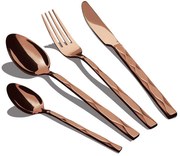 Złoty 24 elementowy zestaw sztućców M8-S96