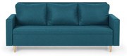 Kanapa sofa 3 osobowa z funkcją spania KEN Zielony