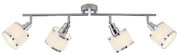 Leuchten Direkt 15374-17 - Oświetlenie punktowe ACCOR 4xE14/25W/230V