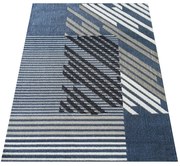 Niebieski designerski dywan P9-T49