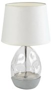 Rabalux 74227 dekoracyjna lampa stołowa Apolonia, biały, E27, 1x max. 40 W, IP20
