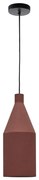 Lampa wisząca w kolorze terakoty z metalowym kloszem ø 15 cm Peralta – Kave Home