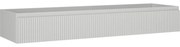 Mexen Rivel szafka łazienkowa podumywalkowa 160 cm, 1 szuflada, ryflowana , szara mat - 91A20-16023-1-BF62