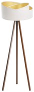 Lampa stojąca GALAXY 1xE27/60W/230V biała/wenge