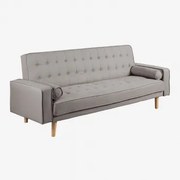Sofa Rozkładana 3-osobowa Brion Pościel Concrete - Sklum