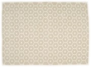 Kremowy koc z mieszanki wełny 140x180 cm Honey Sand – Pappelina