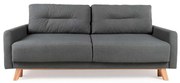 Ciemnoszara sofa rozkładana Bonami Selection Pop