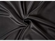 Kvalitex Prześcieradło satynowe Luxury collection czarny, 220 x 200 cm + 15 cm, 220 x 200 cm