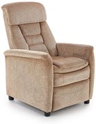 Beżowy Rozkładany Fotel Wypoczynkowy H4-P97