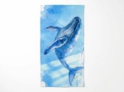 Szybkoschnący ręcznik plażowy BALEANA niebieski 70 x 140 cm, 100% mikrofibra