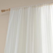 Biała bawełniana firanka 140x122 cm Zofia Broderie Anglaise – Pineapple Elephant