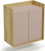 Szafka modułowa dwudrzwiowa hikora + róż antyczny S0-S41