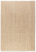 Dywan naturalny jutowy ręcznie tkany Boucle naturalnie złoty 60 cm x 90 cm