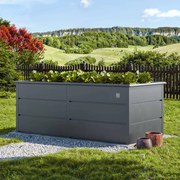 PRIMEYARD 100 x 200 x 78 cm Grządka podwyższona, stal, antracyt - (GFPV00957)