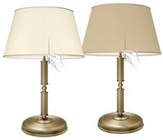 Ciemno złota elegancka lampa na komodę L-B2-L