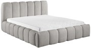 Szary łóżko tapicerowane chmurka D5-F50