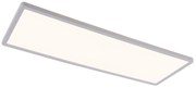 Nowoczesny panel LED biały 58x20 cm z funkcją ściemniania do ciepłego światła - Billie Nowoczesny Oswietlenie wewnetrzne