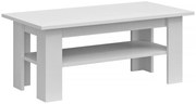 Biała ława kawowa z półką 60x120 cm Z7-F23