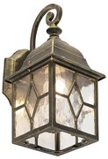 Zewnetrzna Romantyczna lampa ścienna zewnętrzna brązowa - London Rustykalny / Vintage Oswietlenie zewnetrzne