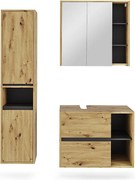 Zestaw mebli łazienkowych artisan/szary 80x46x60 viola