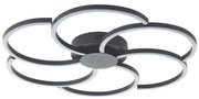 Brilliant - LED Plafon FICO LED/32W/230V śr. 65 cm czarny