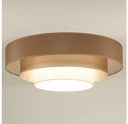 Duolla - LED Plafon LUNETA LED/26W/230V śr. 60 cm 4000K brązowy/złoty