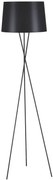Czarna lampa podłogowa z abażurem - S912-Sorgus