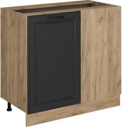 Szafka narożna antracytowy domek wiejski 86x46x81.6 r-line