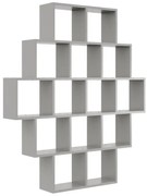 Szary minimalistyczny regał wiszący lub stojący D6-P88