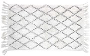 Biały dywanik łazienkowy 50x80 cm Latika – douceur d'intérieur